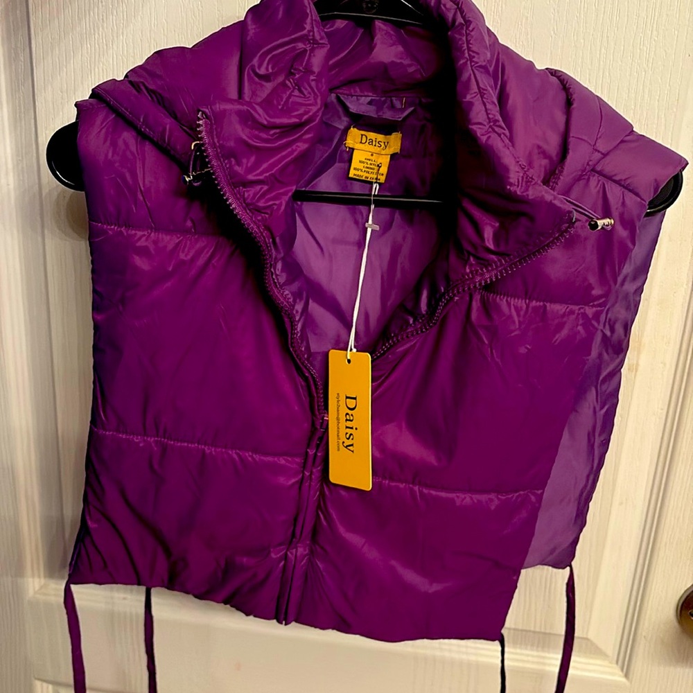 Deep Purple Puffer Vest